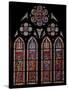 Window W9 Depicting Holy Roman Emperors: Charles Martel, Charlemagne, Pepin the Short, Louis the…-null-Stretched Canvas