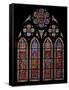 Window W9 Depicting Holy Roman Emperors: Charles Martel, Charlemagne, Pepin the Short, Louis the…-null-Framed Stretched Canvas