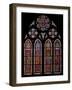 Window W9 Depicting Holy Roman Emperors: Charles Martel, Charlemagne, Pepin the Short, Louis the…-null-Framed Giclee Print