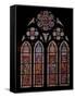 Window W9 Depicting Holy Roman Emperors: Charles Martel, Charlemagne, Pepin the Short, Louis the…-null-Framed Stretched Canvas