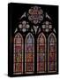 Window W9 Depicting Holy Roman Emperors: Charles Martel, Charlemagne, Pepin the Short, Louis the…-null-Stretched Canvas