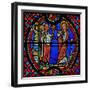 Window W9 Depicting St Andrew Is Welcomed at Nicea-null-Framed Giclee Print
