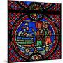 Window W9 Depicting St Andrew Turns Seven Demons into Dogs-null-Mounted Giclee Print