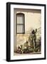 Window with Cactus-Jillian Melnyk-Framed Photographic Print