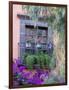 Window with Geraniums, San Miguel De Allende, Mexico-Alice Garland-Framed Photographic Print