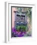 Window with Geraniums, San Miguel De Allende, Mexico-Alice Garland-Framed Premium Photographic Print