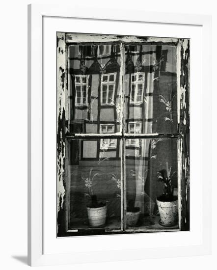 Window with Reflection, Europe, 1972-Brett Weston-Framed Photographic Print