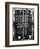 Window with Reflections, Europe, 1972-Brett Weston-Framed Photographic Print