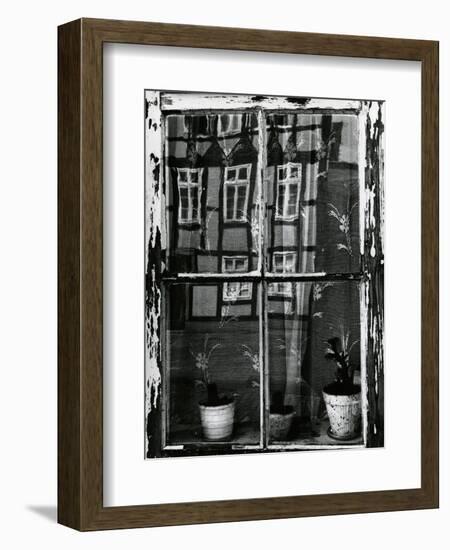 Window with Reflections, Europe, 1972-Brett Weston-Framed Photographic Print