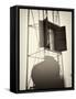 Window with Shadows-Tim Kahane-Framed Stretched Canvas