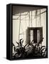 Window with Shadows-Tim Kahane-Framed Stretched Canvas