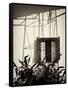 Window with Shadows-Tim Kahane-Framed Stretched Canvas