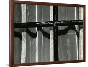 Window with Sheet Curtain, Europe, 1972-Brett Weston-Framed Photographic Print