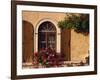 Window with Shutters and Window Box, Italy, Europe-Hart Kim-Framed Photographic Print