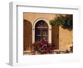 Window with Shutters and Window Box, Italy, Europe-Hart Kim-Framed Photographic Print