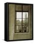 Window with View of a Park-Caspar David Friedrich-Framed Stretched Canvas