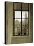 Window with View of a Park-Caspar David Friedrich-Stretched Canvas