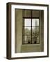 Window with View of a Park-Caspar David Friedrich-Framed Giclee Print