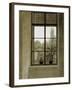 Window with View of a Park-Caspar David Friedrich-Framed Giclee Print