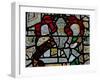 Window WW Depicting a Resurrection Scene: the Supper at Emmaus-null-Framed Giclee Print