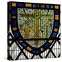 Window Ww Depicting a Shield with the Instruments of the Passion-null-Stretched Canvas