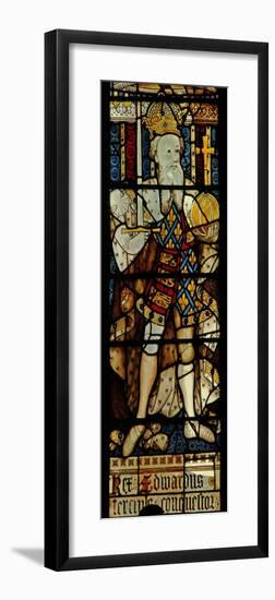 Window Ww Depicting King Edward III-null-Framed Giclee Print