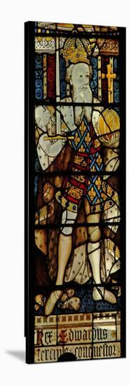 Window Ww Depicting King Edward III-null-Stretched Canvas