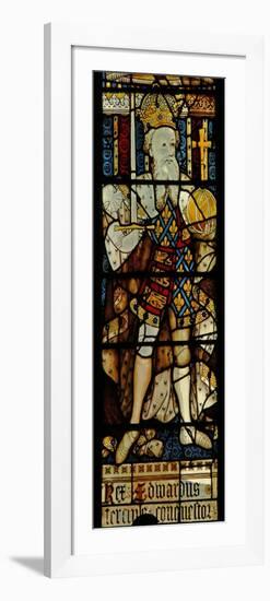 Window Ww Depicting King Edward III-null-Framed Giclee Print