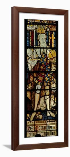 Window Ww Depicting King Edward III-null-Framed Giclee Print