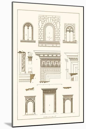 Windows and Doorways of the Renaissance-J. Buhlmann-Mounted Art Print