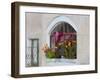 Windows and Flowers in Village, Cappadoccia, Turkey-Darrell Gulin-Framed Photographic Print