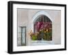 Windows and Flowers in Village, Cappadoccia, Turkey-Darrell Gulin-Framed Photographic Print