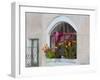 Windows and Flowers in Village, Cappadoccia, Turkey-Darrell Gulin-Framed Photographic Print