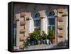 Windows and Flowers in Village, Cappadoccia, Turkey-Darrell Gulin-Framed Stretched Canvas