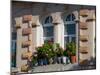 Windows and Flowers in Village, Cappadoccia, Turkey-Darrell Gulin-Mounted Photographic Print