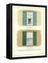 Windows and Shutters-null-Framed Stretched Canvas