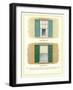 Windows and Shutters-null-Framed Art Print