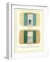 Windows and Shutters-null-Framed Art Print