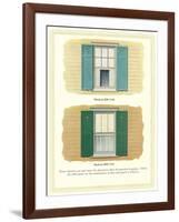 Windows and Shutters-null-Framed Art Print