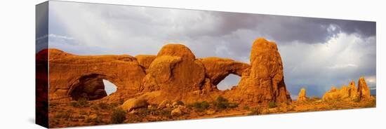 Windows. Arches National Park. Utah, USA.-Tom Norring-Stretched Canvas