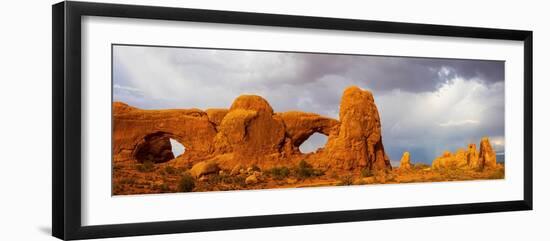 Windows. Arches National Park. Utah, USA.-Tom Norring-Framed Photographic Print