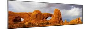 Windows. Arches National Park. Utah, USA.-Tom Norring-Mounted Photographic Print