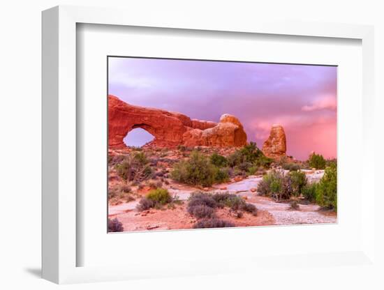 Windows. Arches National Park. Utah, USA.-Tom Norring-Framed Photographic Print