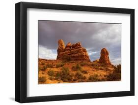 Windows. Arches National Park. Utah, USA.-Tom Norring-Framed Photographic Print