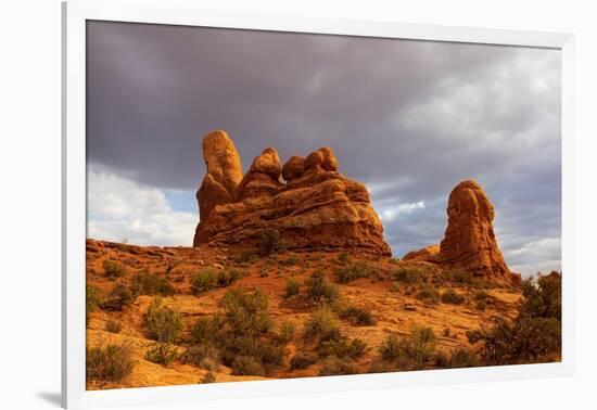 Windows. Arches National Park. Utah, USA.-Tom Norring-Framed Photographic Print