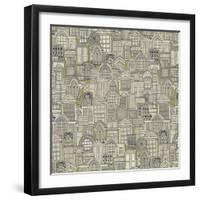 Windows Green-Sharon Turner-Framed Art Print