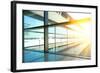 Windows in Modern Office Building-Aylandy-Framed Photographic Print