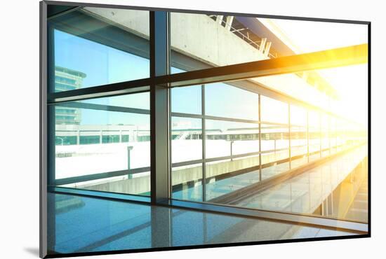 Windows in Modern Office Building-Aylandy-Mounted Photographic Print