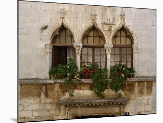 Windows in Porec, Croatia-null-Mounted Photographic Print