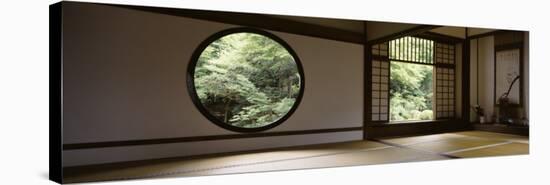 Windows of a Temple, Genkoan Temple, Takasaki, Gunma Prefecture, Honshu, Japan-null-Stretched Canvas